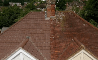 brown coloured roofing
